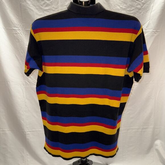 Vintage Men’s Ralph Lauren Striped Polo Size: Xl - Picture 2 of 9